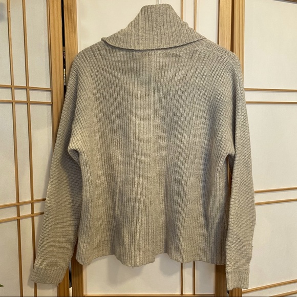 Eileen Fisher Wool/Yak/Alpaca Ribbed Sweater - Picture 5 of 9